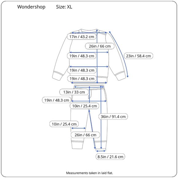 Wondershop Junior Christmas Holiday Kids Pajama Set Flame Resistant Size XL - Picture 3 of 9
